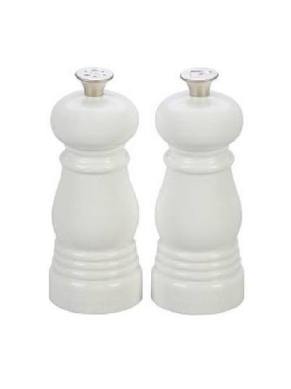 NWT/NIB Le Creuset Salt & Pepper Mills - White